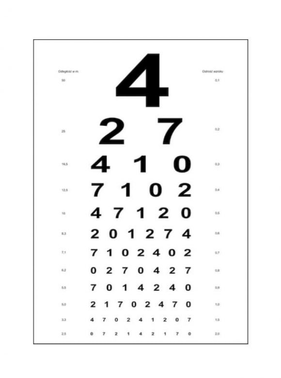 50 Printable Eye Test Charts - Printable Templates