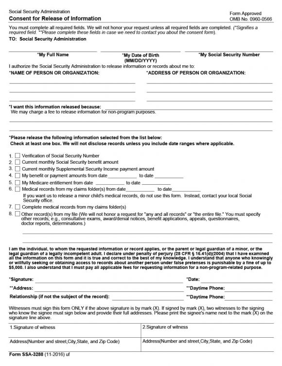 medical release form 03