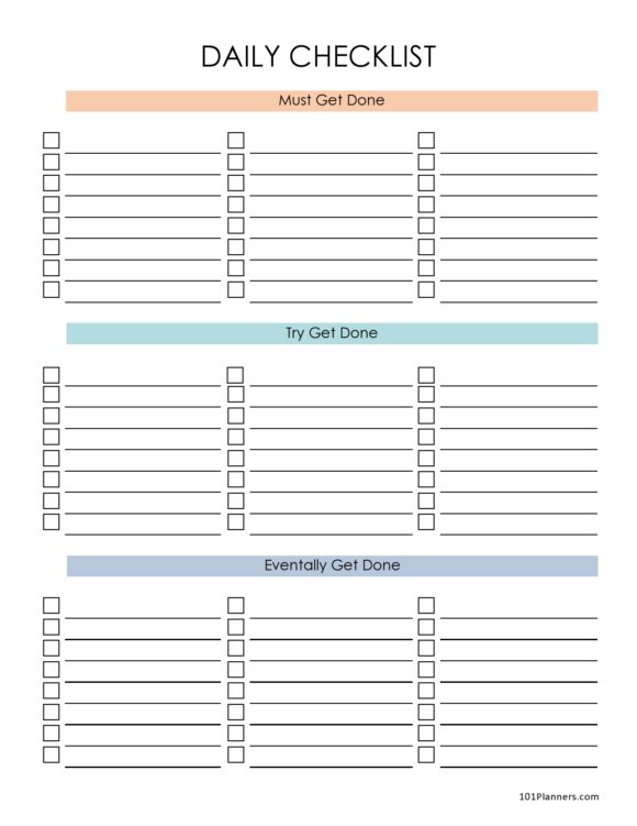 30 Free Checklist Templates Word Excel Printabletemplates