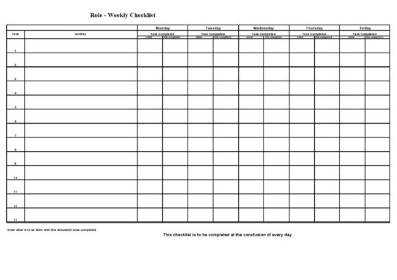 editable blank checklist template word