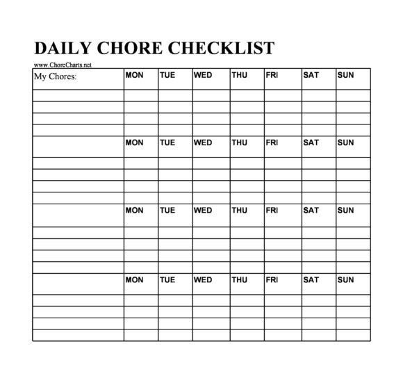 30 Free Checklist Templates (Word, Excel) - PrintableTemplates