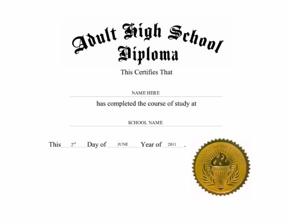 30 Free High School Diploma Templates (Word) PrintableTemplates