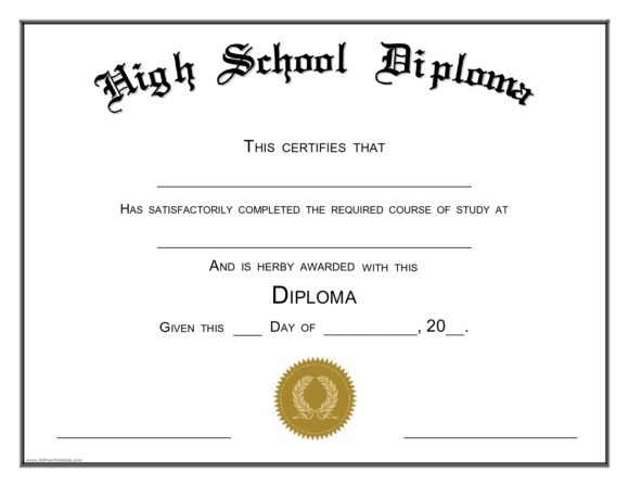 cover letter for a high school diploma