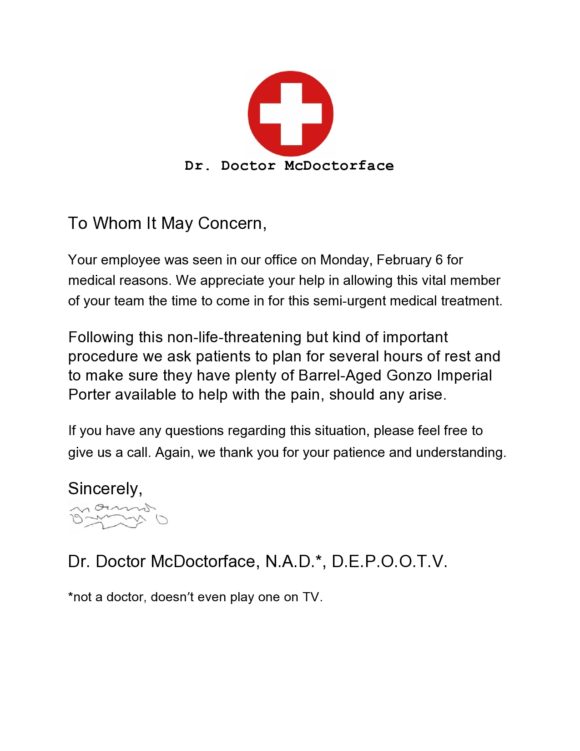 30 urgent care doctors note templates real fake