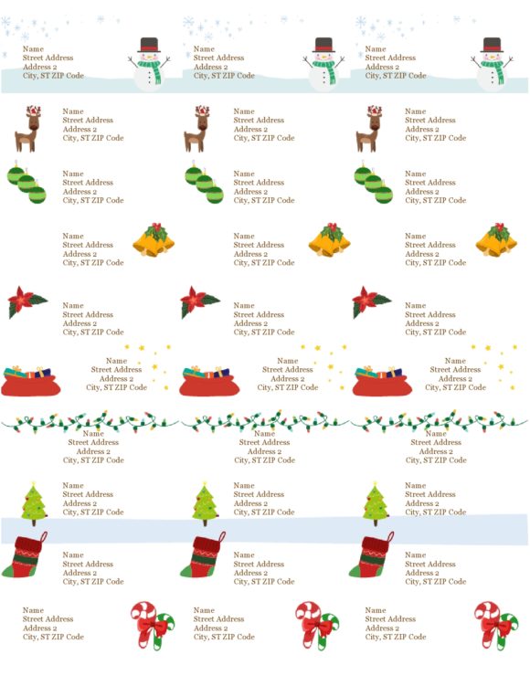 christmas gift tag template 10