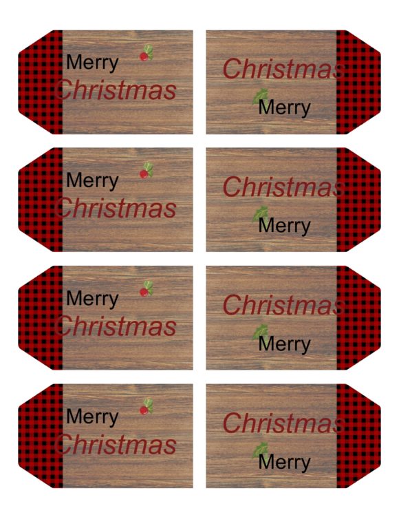 christmas gift tag template 22