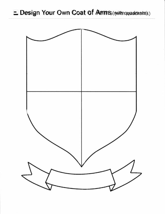 40 Fancy Coat of Arms Templates (Family Crests)