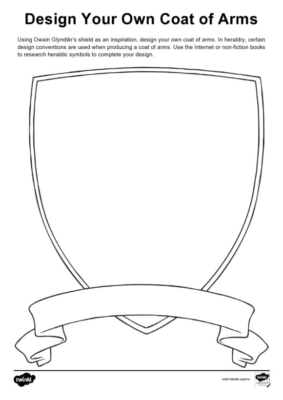 blank crest templates