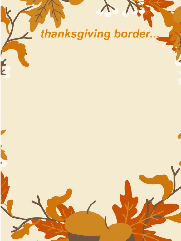 thanksgiving border 06