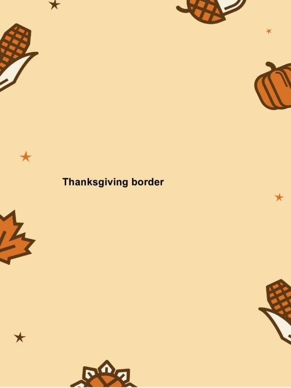 thanksgiving border 08