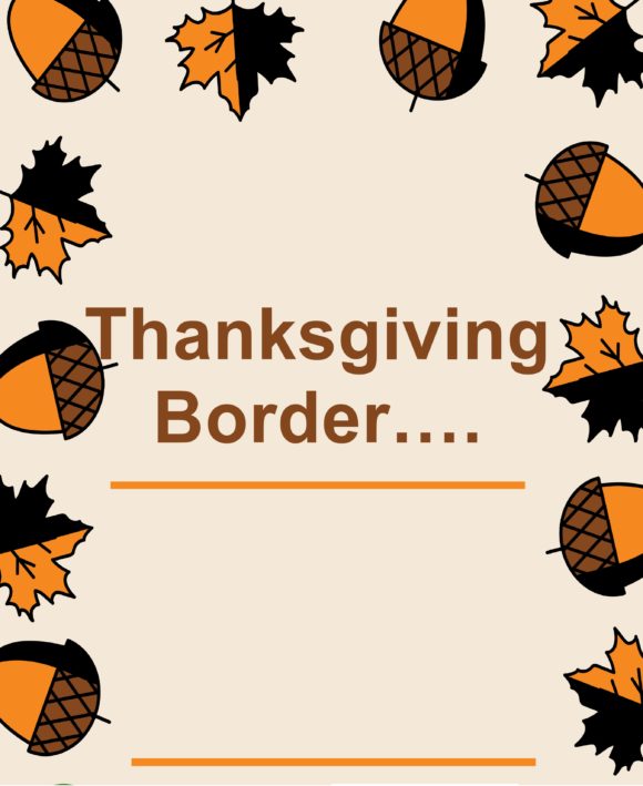 thanksgiving border 12