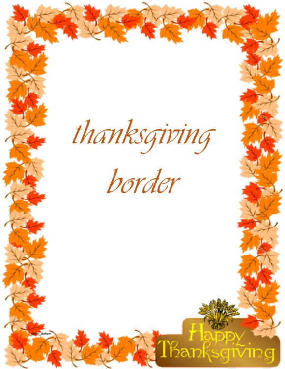 thanksgiving border 14