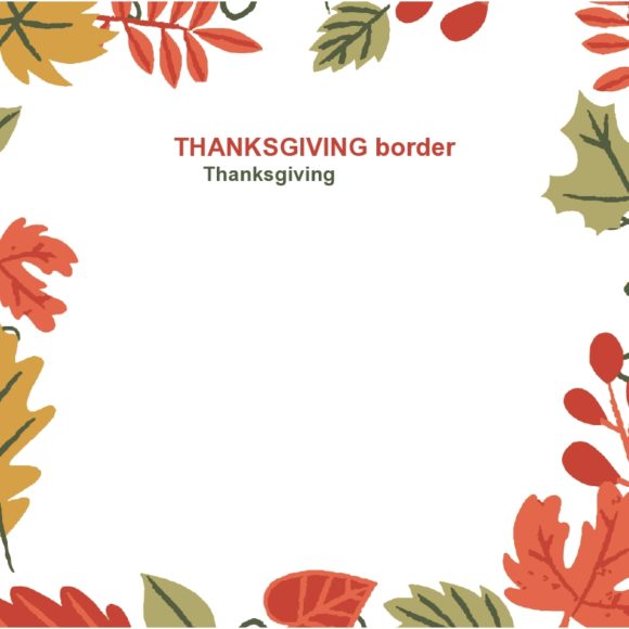 thanksgiving border 15