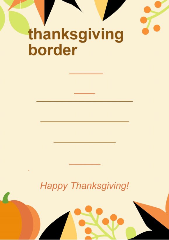 thanksgiving border 16
