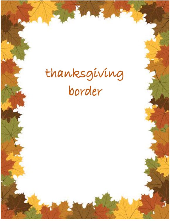 thanksgiving border 20