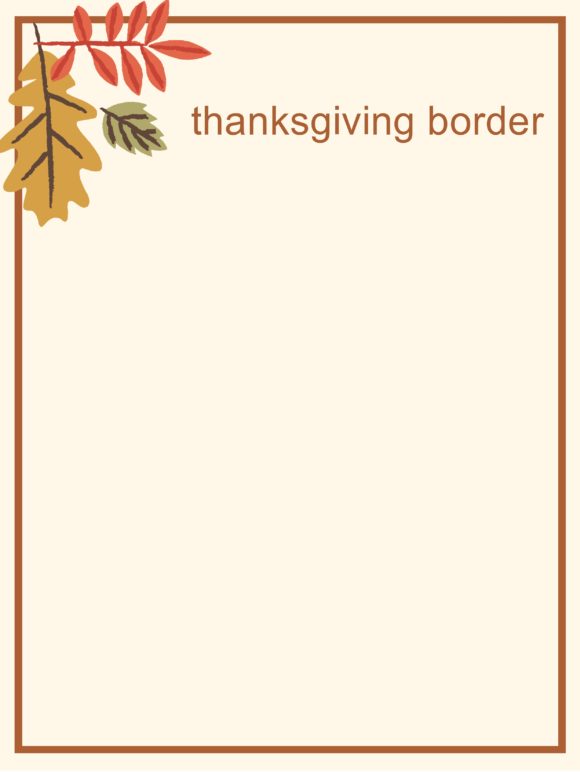 thanksgiving border 29