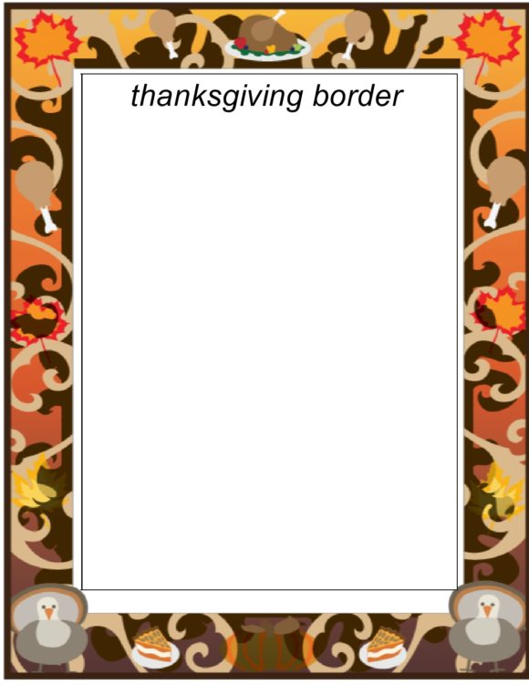 thanksgiving border 40