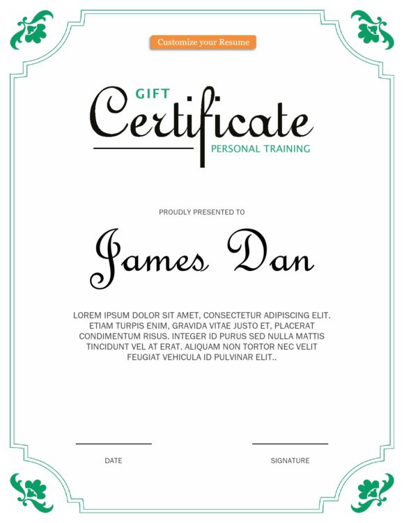 training certificate template 03