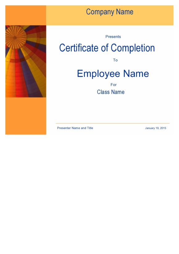 training certificate template 08