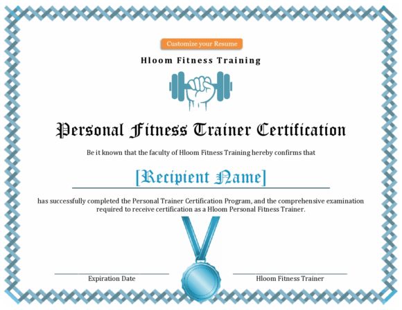 training certificate template 12