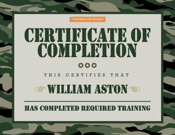 training certificate template 15