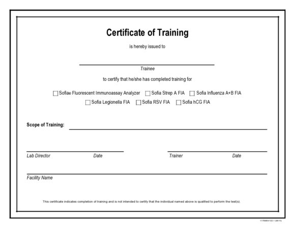 training certificate template 22