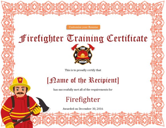training certificate template 36